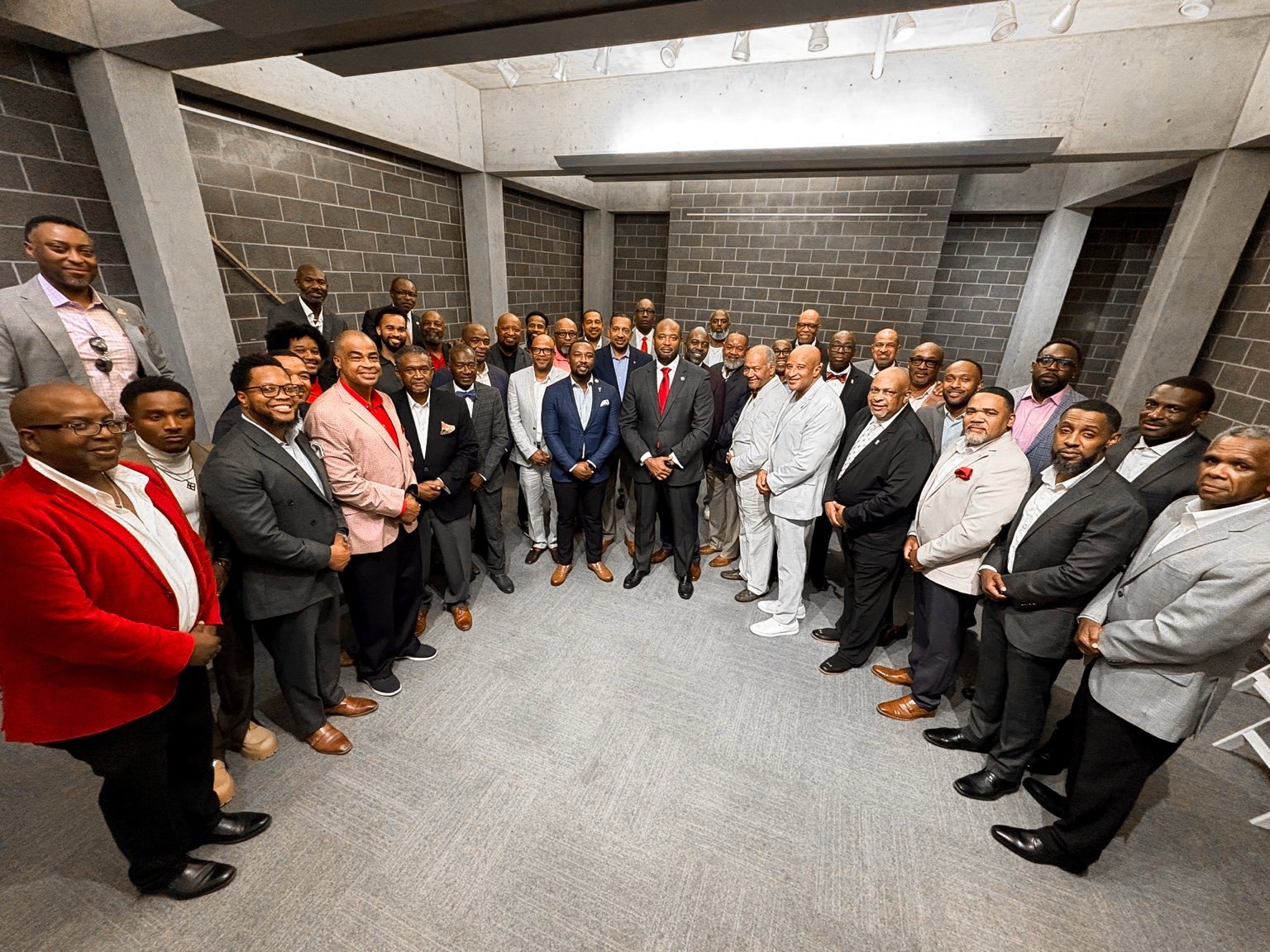 Guests gathered for the Canton-Madison Alumni reception honoring Dr. Corey Wiggins